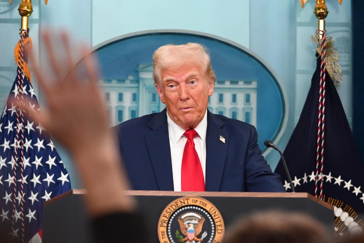 Дональд Трамп під час заходу в Білому домі 14 липня 2026 року