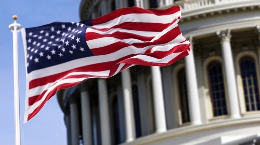 Спільна пресконференція американських сенаторів біля Конгресу щодо санкцій проти Росії