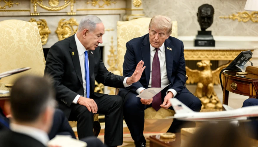 Президент США Дональд Трамп і прем'єр-міністр Ізраїлю Біньямін Нетаньягу в Овальному кабінеті Білого дому, 28 липня 2026 року