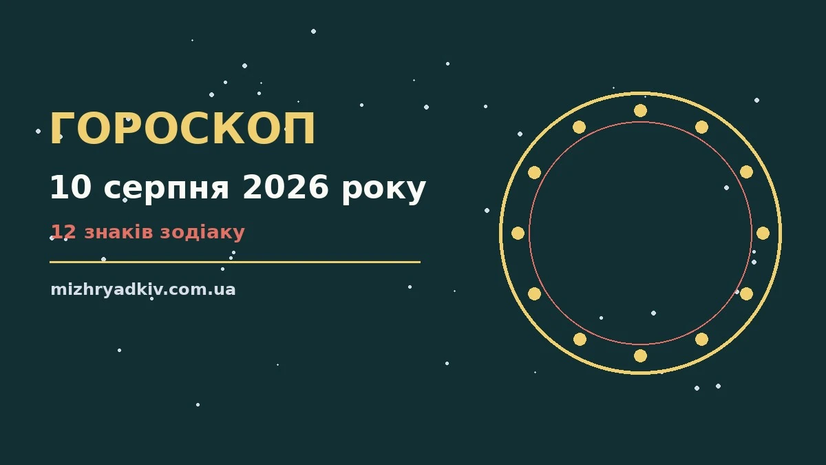 Небесне світло над міським краєвидом, що символізує початок нового тижня 10 серпня 2026 року