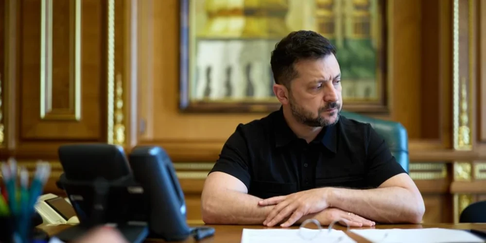 Володимир Зеленський під час звернення
