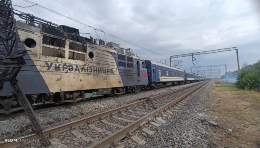 Евакуація пасажирів поїзда №147 в Одеській області після повторного удару